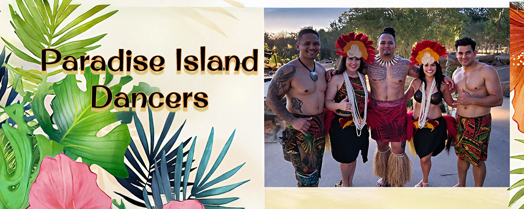 paradise Island Dancers Banner 2