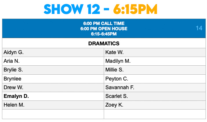 show 12