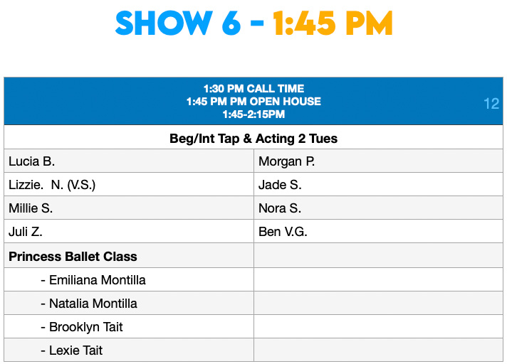 show 6