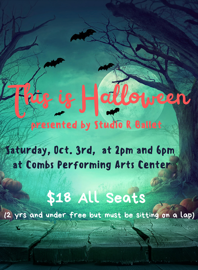 This is Halloween presented by Studio R Ballet event artwork