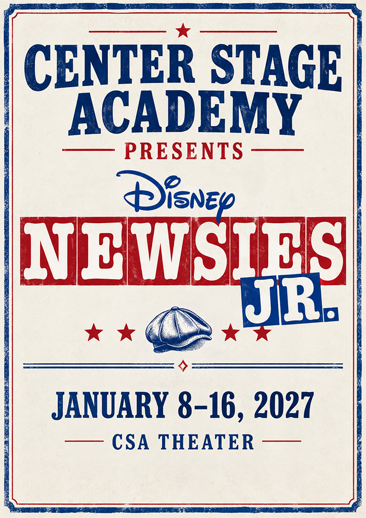 Newsies Jr. event artwork